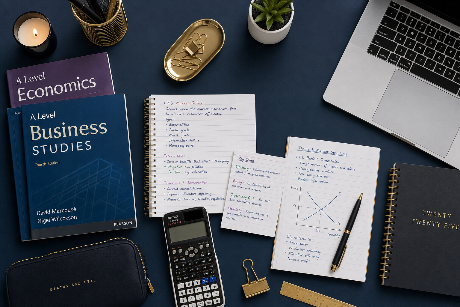 A-Level Business and Economics study materials